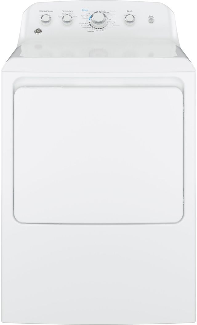 GE® 7.2 Cu. Ft. White Electric Dryer-0