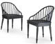 Magnolia Home by Joanna Gaines Carlotta 2-Piece Black Dining Chairs Set-0