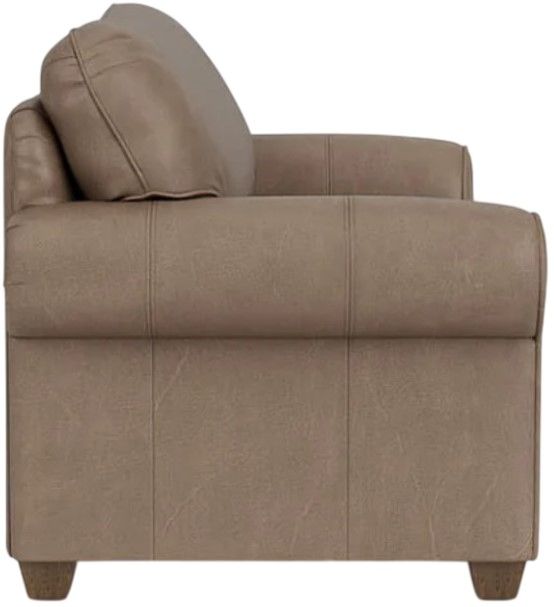 Flexsteel® Customizable Thornton Leather Two-Cushion Sofa-4