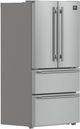 FORNO® Moena 36" 19.2 Cu. Ft. Stainless Steel French Door Refrigerator-1