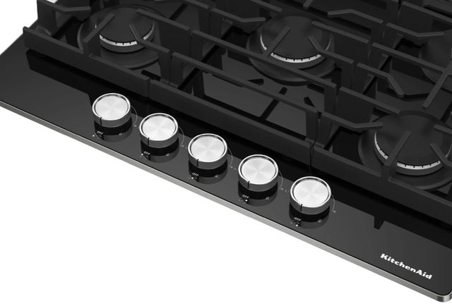 KitchenAid® 30" Black Gas Cooktop-2