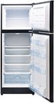 Unique Appliances 24" 10.3 Cu. Ft. Black Counter Depth Off-Grid Solar DC Top Freezer Refrigerator-1
