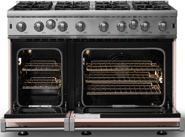 Viking® 5 Series 48” Blush Pro Style Liquid Propane Gas Range-1