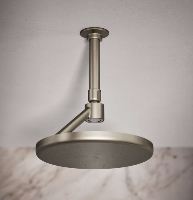 KOHLER® Statement® Vibrant Brushed Nickel 1.75 GPM Open Rain Iconic Round 9" Single-Function Rainhead-1