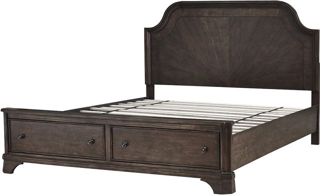Signature Design by Ashley® Adinton Rustic Brown California King Panel Storage Bed-1