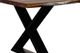 Porter International Designs Manzanita Harvest Coffee Table with Black X Base-3