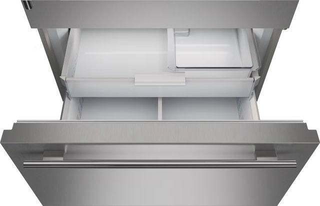 Sub-Zero® Classic Series 36" 20.8 Cu. Ft. Panel Ready Right Hinge Built-In Over and Under Refrigerator/Freezer with Glass Door-2