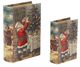A & B Home 2-Piece Multi-Colored Decorative Book Box Set-0