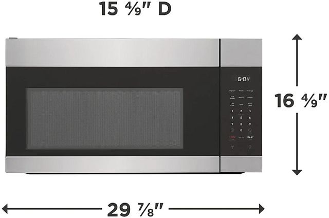 Frigidaire 30" 1.8 Cu. Ft. Stainless Steel Over the Range Microwave-3