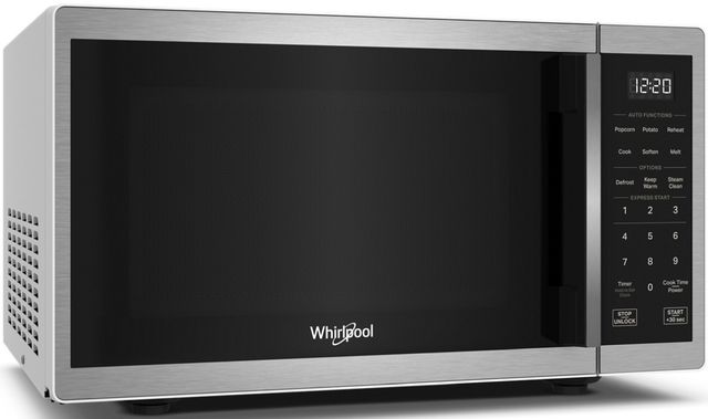 Whirlpool® 0.9 Cu. Ft. Stainless Steel Countertop Microwave with Steam Clean-4