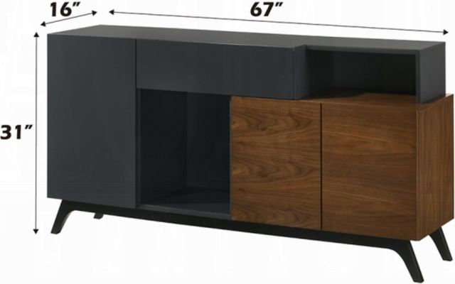 ACME Furniture Destin Gray/Walnut Server-2