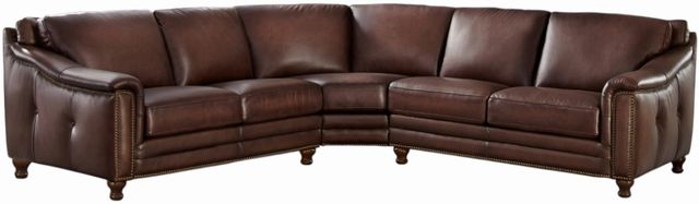 Hydeline® Belfast 3-Piece Caramel Brown Sectional-0