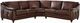 Hydeline® Belfast 3-Piece Caramel Brown Sectional-0