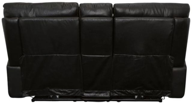 Flexsteel® Clive Peppercorn Black Power Reclining Loveseat with Console and Power Headrests and Lumbar-3