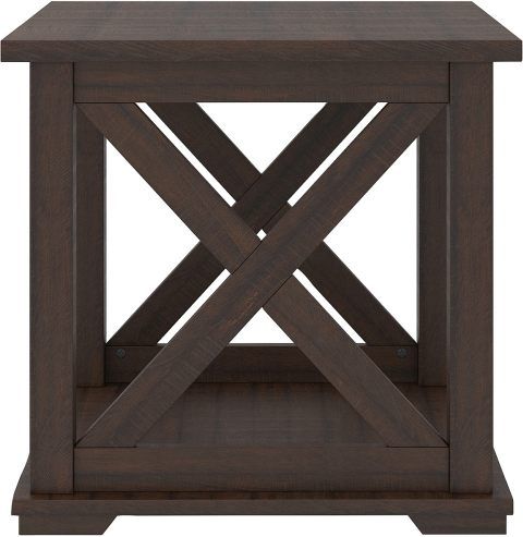 Signature Design by Ashley® Camiburg Warm Brown Square End Table-1
