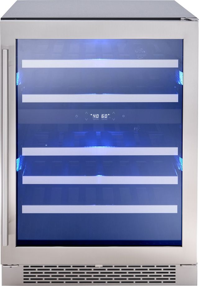 LuxeAir 5.2 Cu. Ft. Stainless Steel Dual Zone Wine Cooler-2