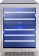LuxeAir 5.2 Cu. Ft. Stainless Steel Dual Zone Wine Cooler-2