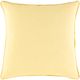 Surya Floret Butter 20"x20" Toss Pillow with Down Insert-1