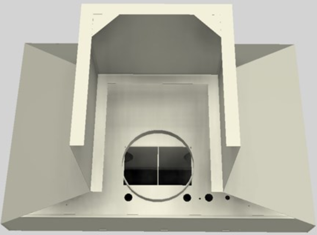 Vent-A-Hood® 36" Biscuit Euro-Style Wall Mounted Range Hood-2