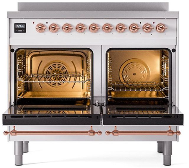 Ilve® Nostalgie II Series 40" White Pro Style Induction Range-2
