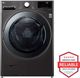 LG 4.5 Cu. Ft. Black Steel Washer Dryer Combo-4
