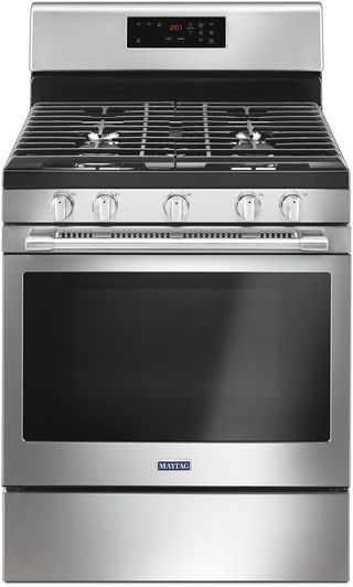 Maytag® 30" Fingerprint Resistant Stainless Steel Free Standing Gas Range