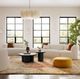 TOV Furniture Fickle 4-Piece Cream Left Arm Facing Modular Sectional-1