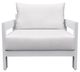 VIG Furniture Renava Wake White Outdoor Lounge Chair-1