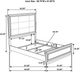 Coaster® Atlas 4-Piece Dark Oak Queen Panel Bedroom Set-2