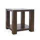 Jofran Inc. Brownstone Chocolate Square End Table-0