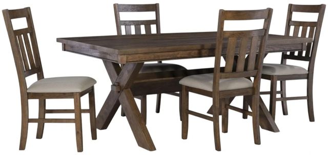 Powell® Turino 5-Piece Brown/Rustic Umber/Tan Dining Set-0