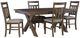 Powell® Turino 5-Piece Brown/Rustic Umber/Tan Dining Set-0