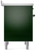 Ilve® Nostalgie II Series 36" Emerald Green Pro Style Induction Range-4