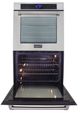 Kucht Professional 30" Stainless Steel Double Electric Wall Oven-2