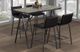 Titus Furniture T3208 Faux Marble Pub Table with Black Metal Base -1
