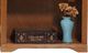 American Heartland Manufacturing Oak 36" Arched Base Open Bookcase-1