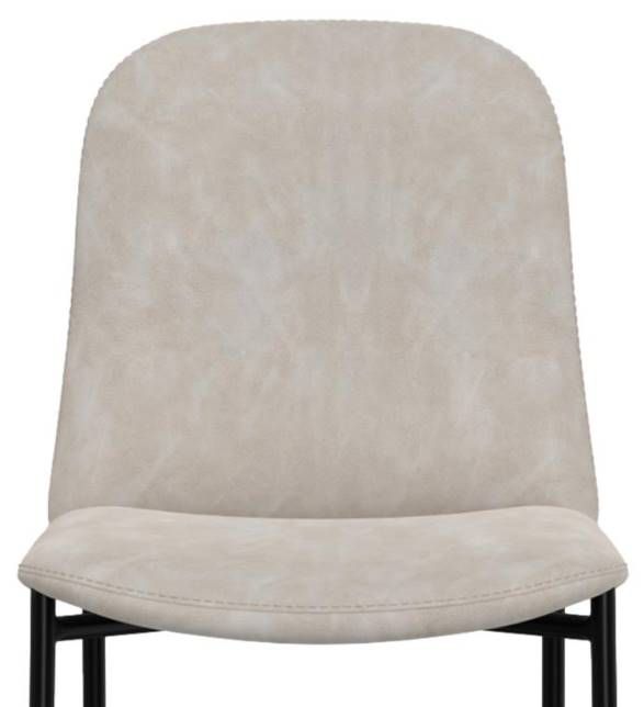 International Furniture Direct Seating Black/Ivory 39" Bar Stool-3