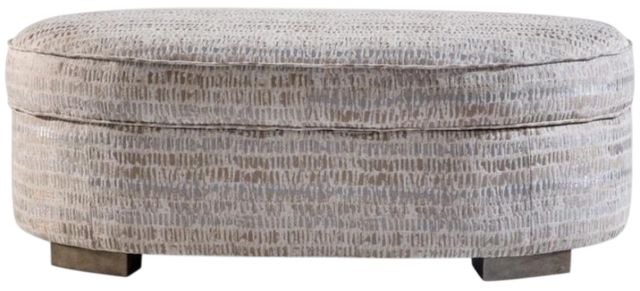 Magnussen Home® Rensick Golden Metal Pewter Accent Cocktail Ottoman-0