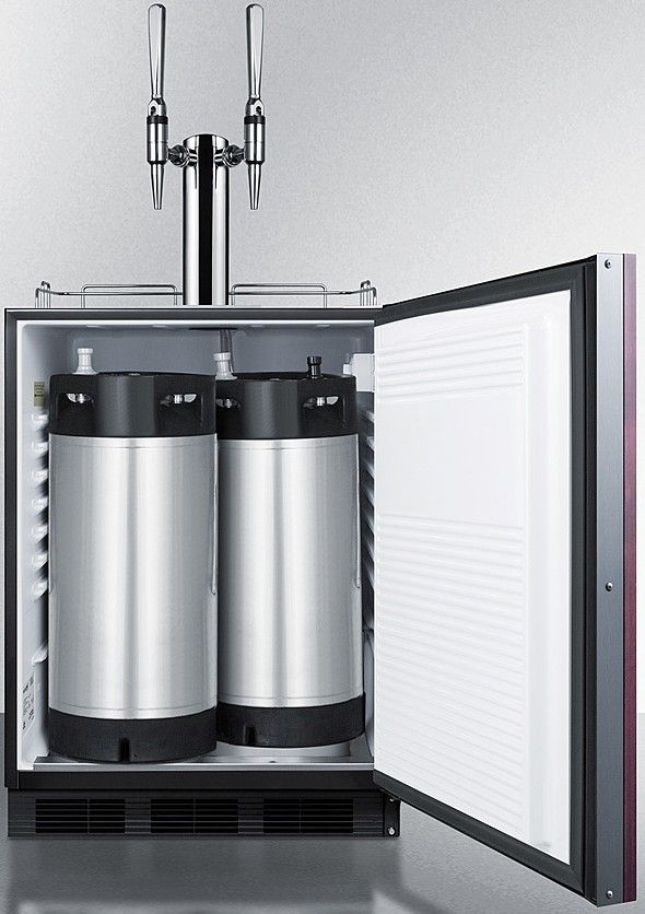 Summit® Commercial Series 5.5 Cu. Ft. Panel Ready Beer Cooler/Kegerator-3