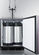 Summit® Commercial Series 5.5 Cu. Ft. Panel Ready Beer Cooler/Kegerator-3