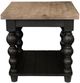 Riverside Furniture Mason Distressed Black/Natural Side Table-3