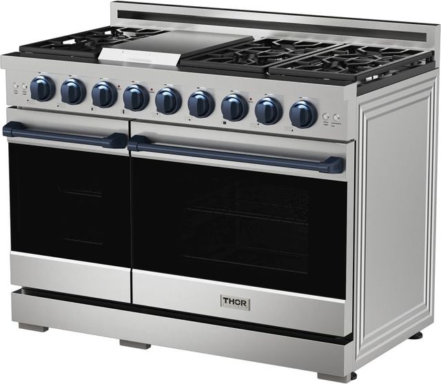 Thor Kitchen® Gordon Ramsay Series 48" Stainless Steel Pro Style Gas Range-2