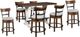 Signature Design by Ashley® Valebeck 7 Piece Brown/White Counter Height Dining Set-0