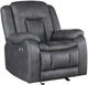 New Classic® Home Furnishings Morello Gray Power Glider Recliner-0