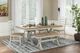 Signature Design by Ashley® Purlaney 5-Piece Antique White/Natural Dining Set-3