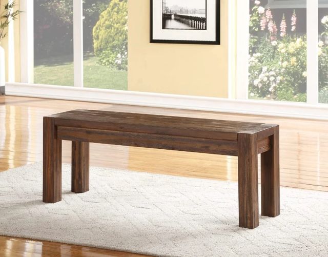 Modus Furniture Meadow Brick Brown Bench-1