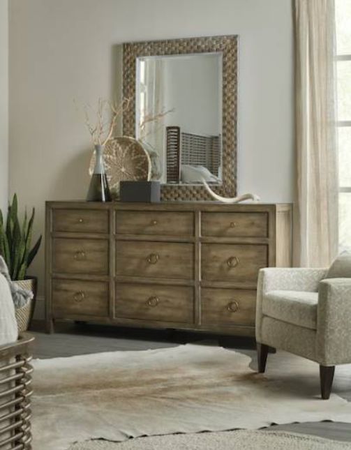 Hooker® Furniture Sundance Dark Brown Portrait Mirror-1