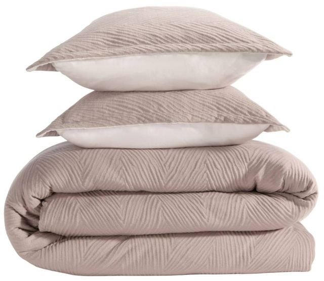 BEDGEAR® Performance® 3-Piece Arrowhead/Blush Moisture-Wicking Queen Duvet and Sham Set-0