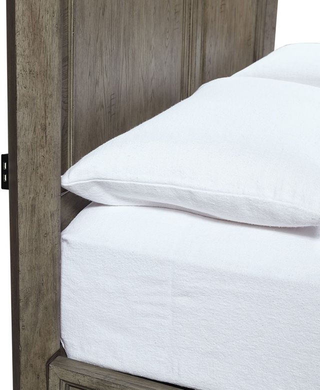 aspenhome® Hamilton Briarsmoke Queen Panel Storage Bed-2