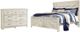 Signature Design by Ashley® Bellaby 2-Piece Whitewash King Crossbuck Panel Bed Set-0